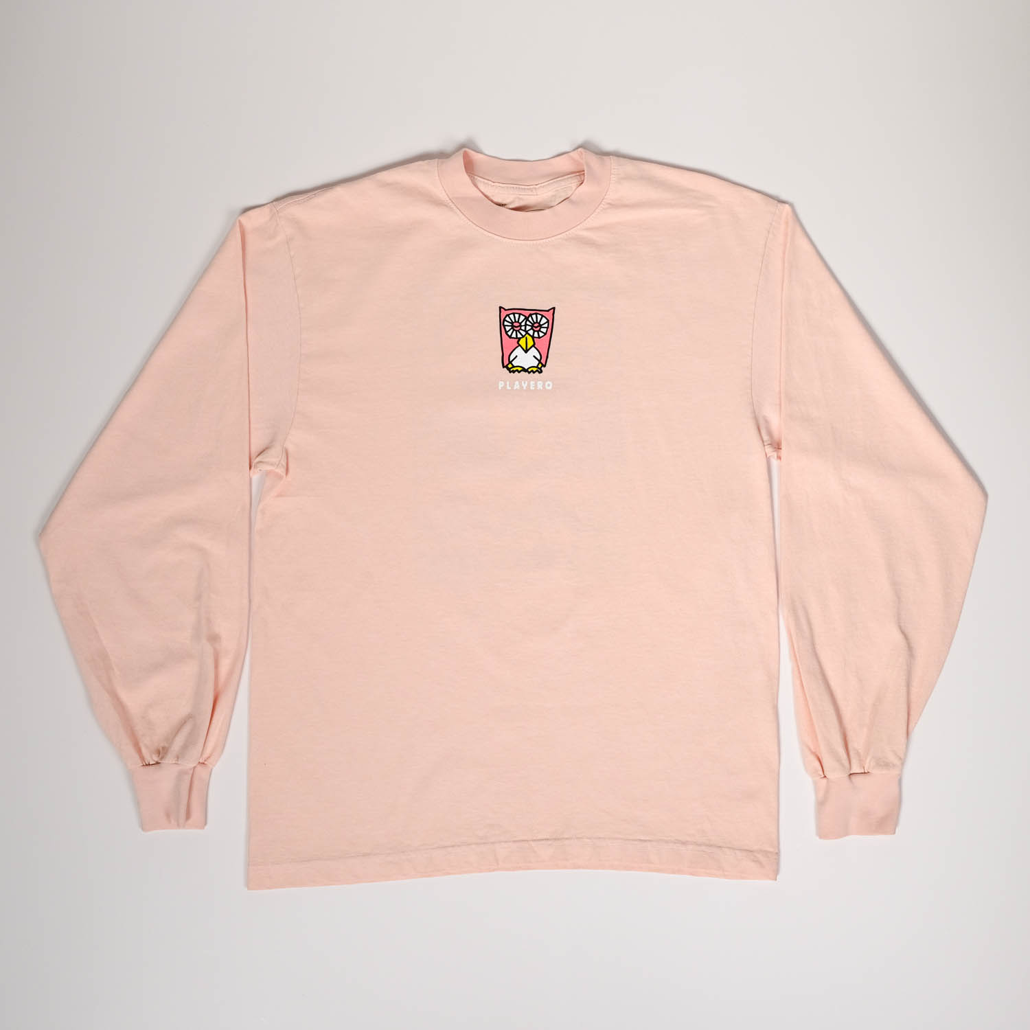 Psicodelia Mens Long Sleeve Light Pink