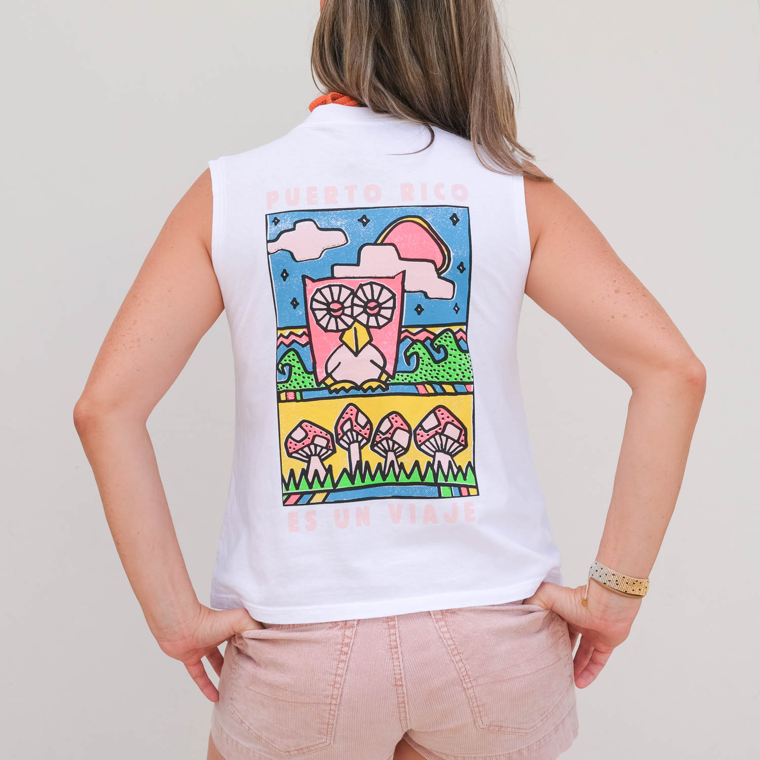 Psicodelia Womens Muscle Tank 