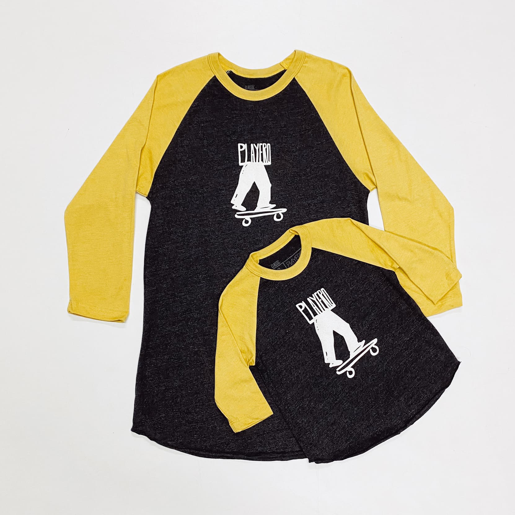 Skater Mens Baseball Tee 