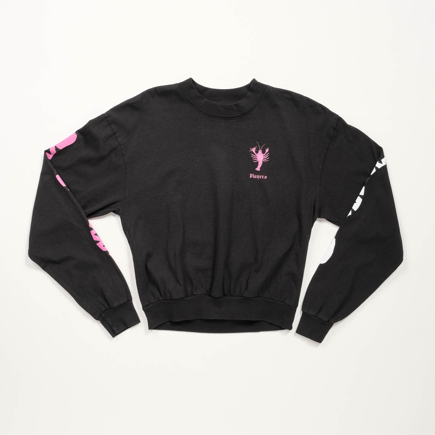 Palm Snakes Womens Long Sleeve Mid Black