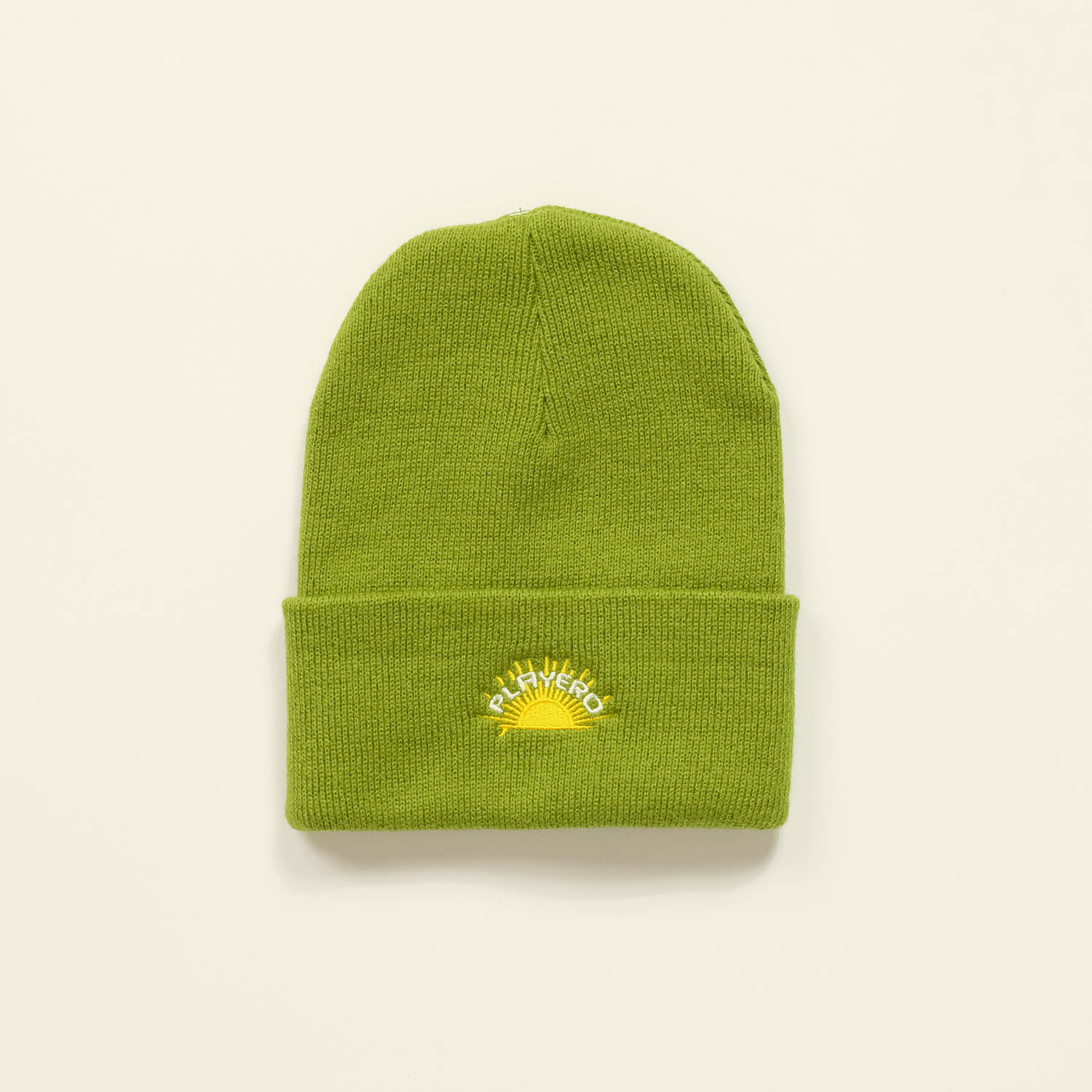 Sunshine Cuffed Beanie Green