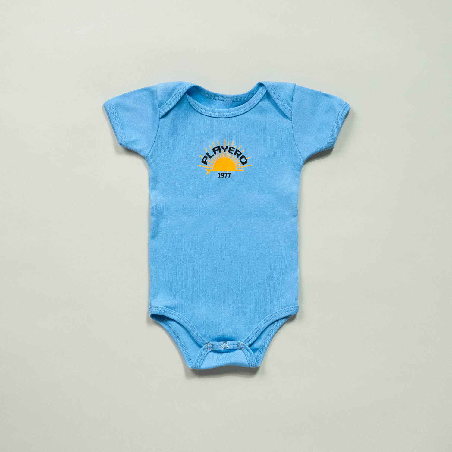 Sunshine Infant Onesie (Size 18/24m) Light Blue