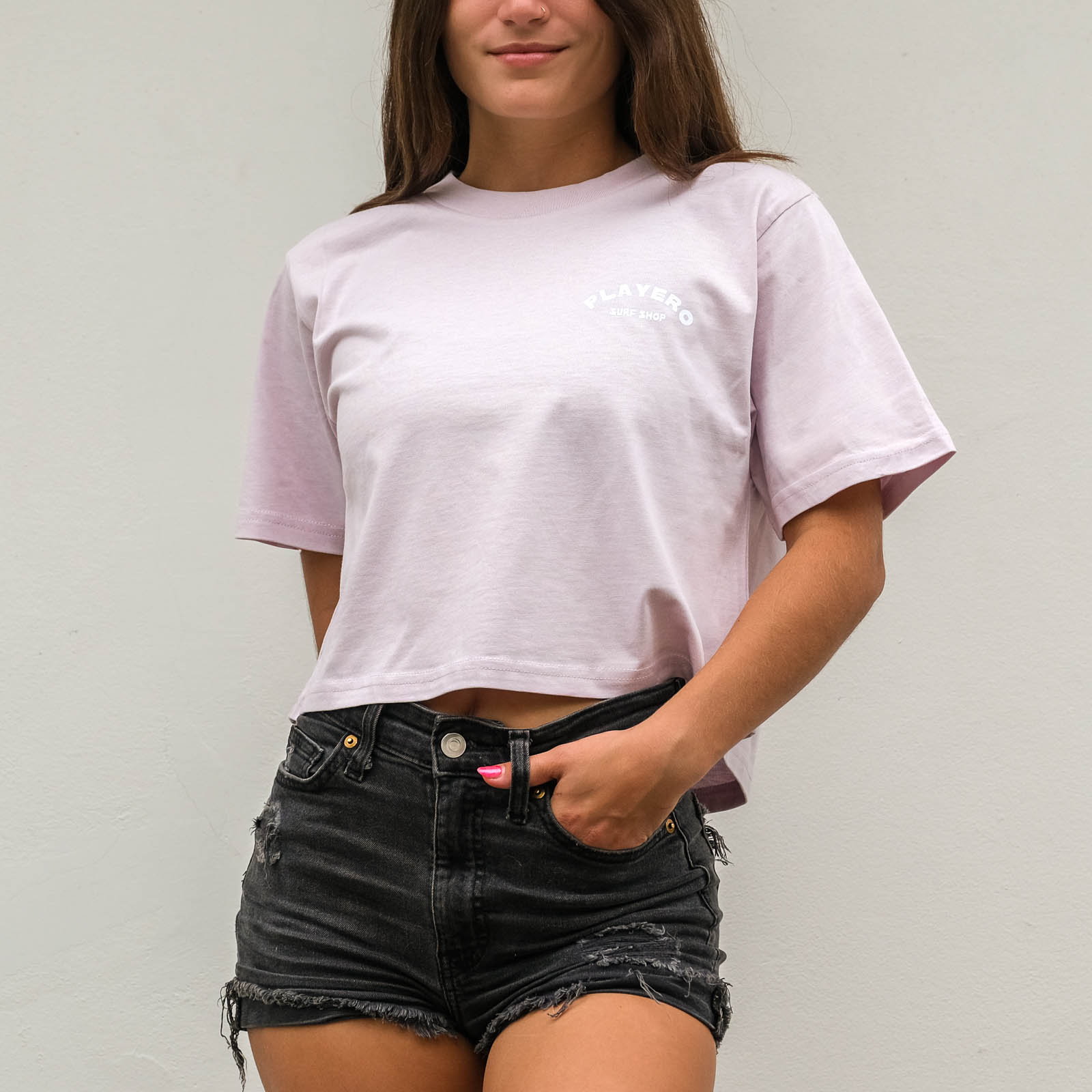  Surfista Crop Tee Lilac