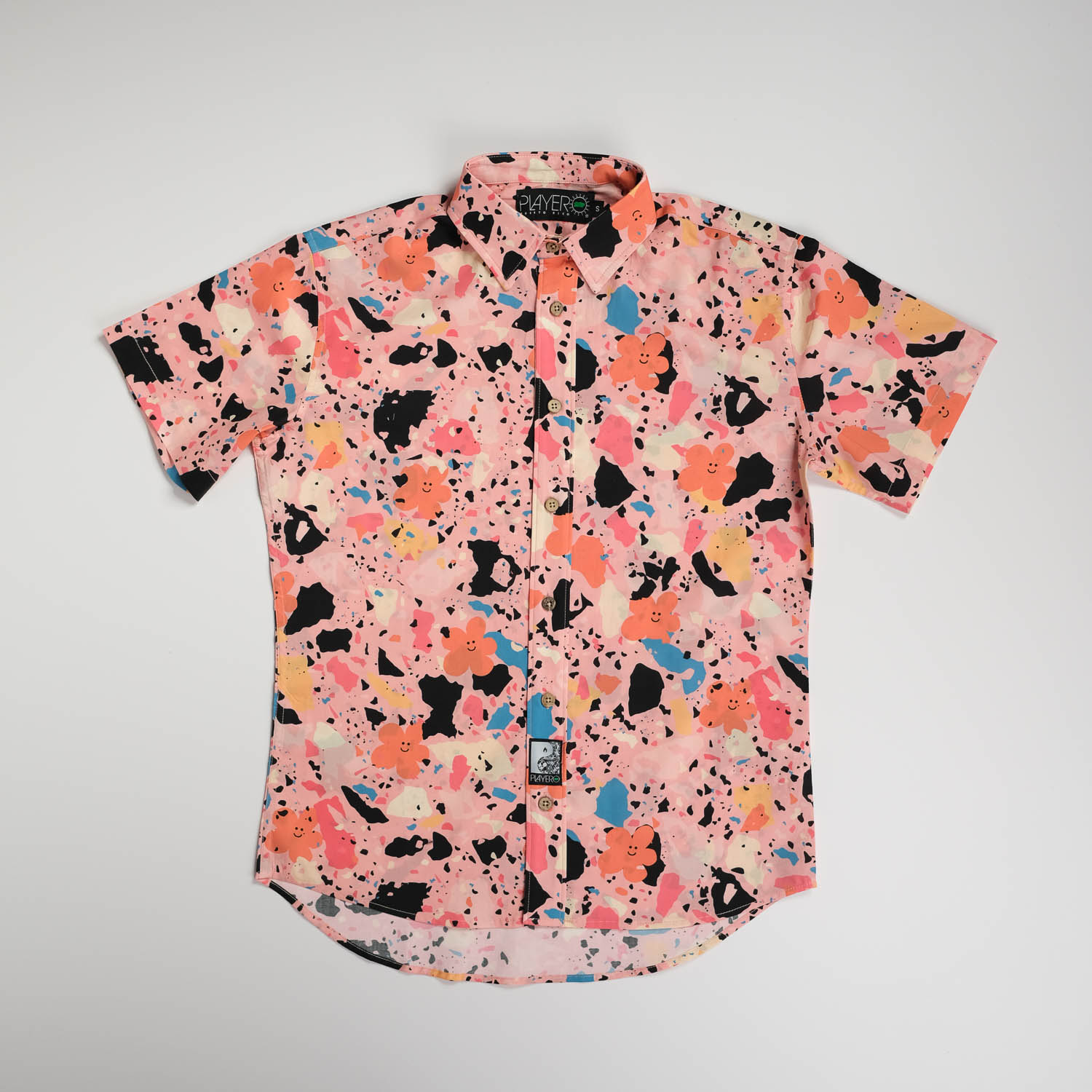 Terrazzo Shirt Coral