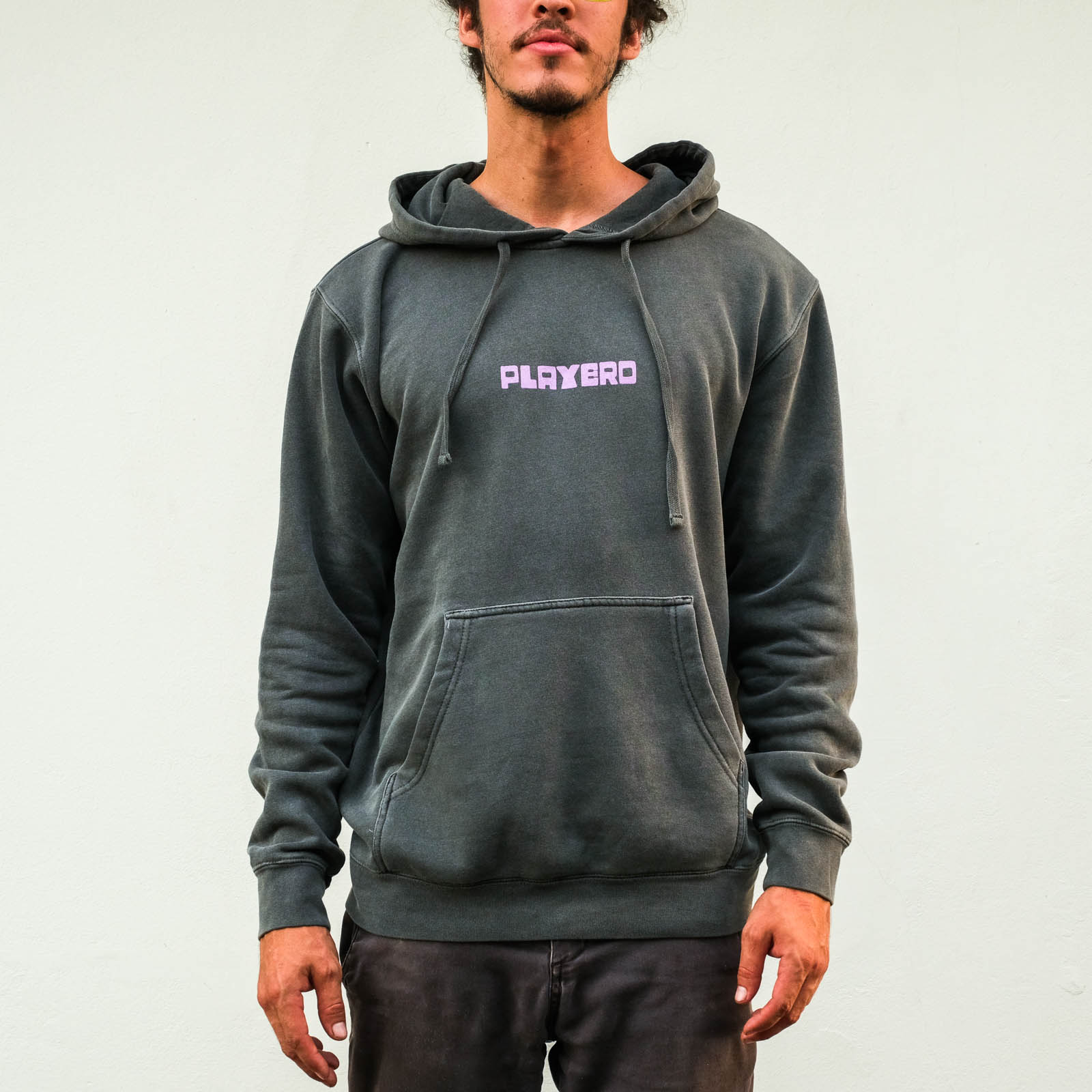 Tropicalaxia Washed Hoodie Off-Black