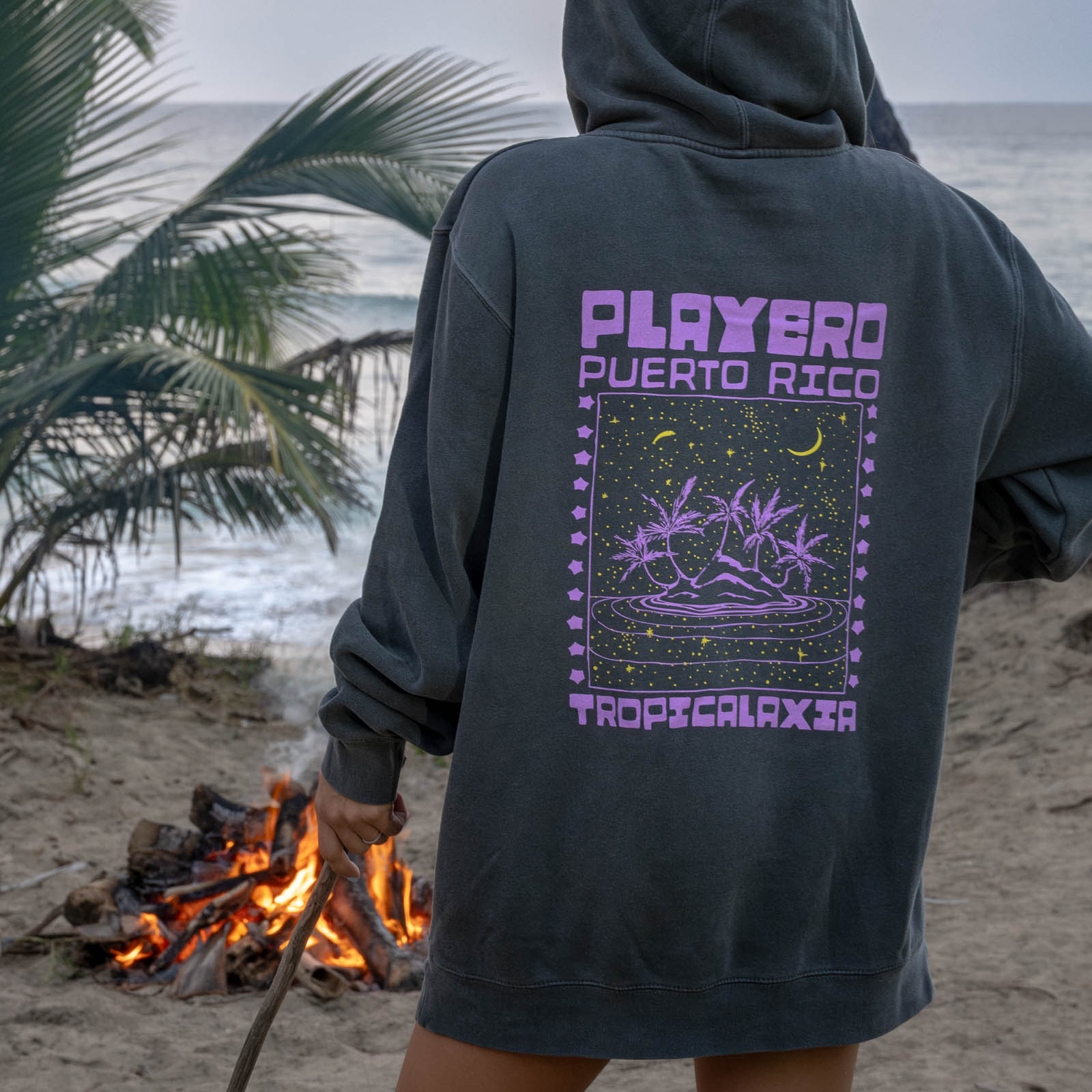 Tropicalaxia Washed Hoodie 