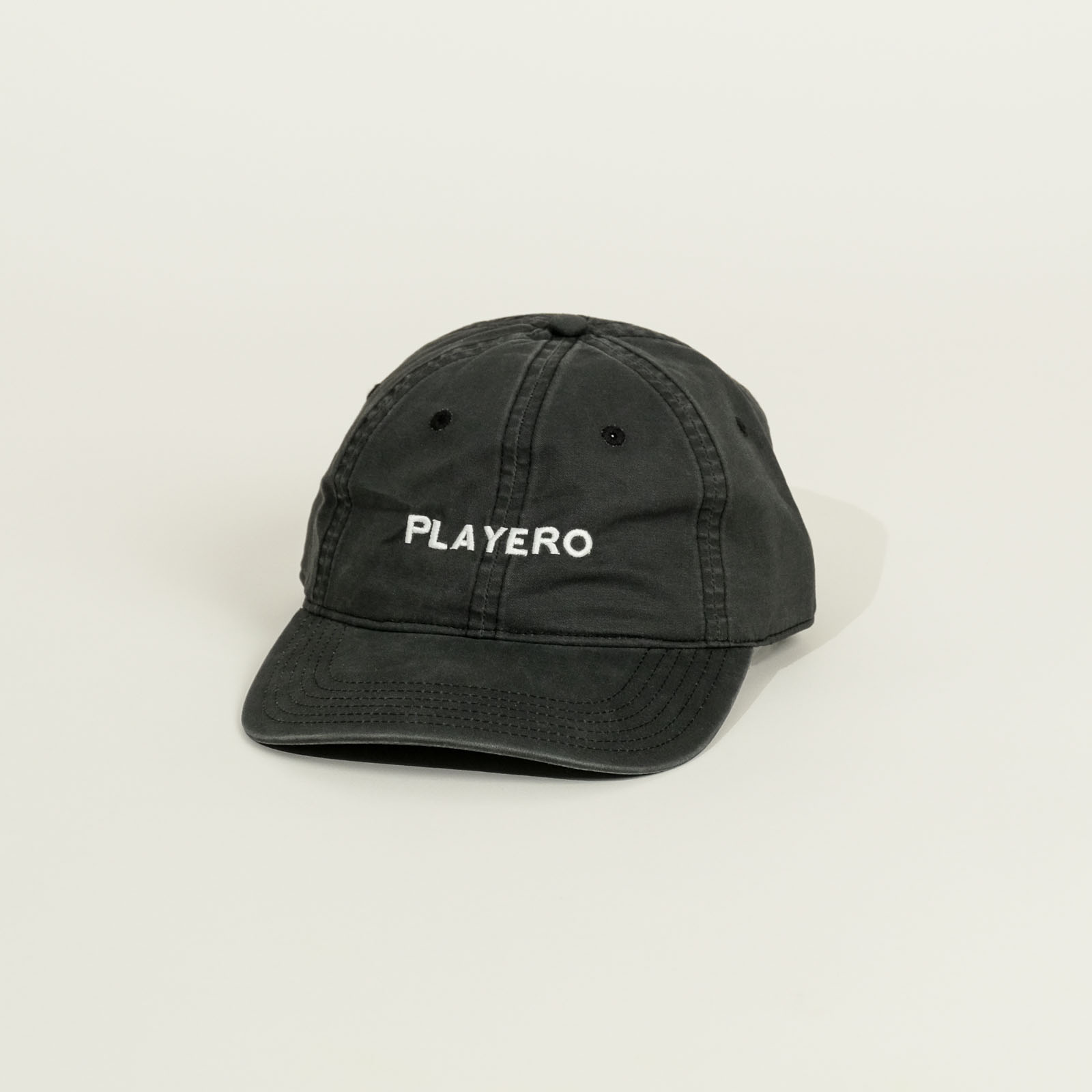 Warble Denim Cap Off-Black