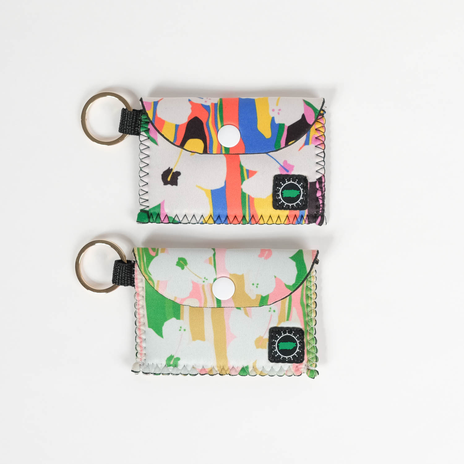 Warflower Neoprene Snap Wallet 