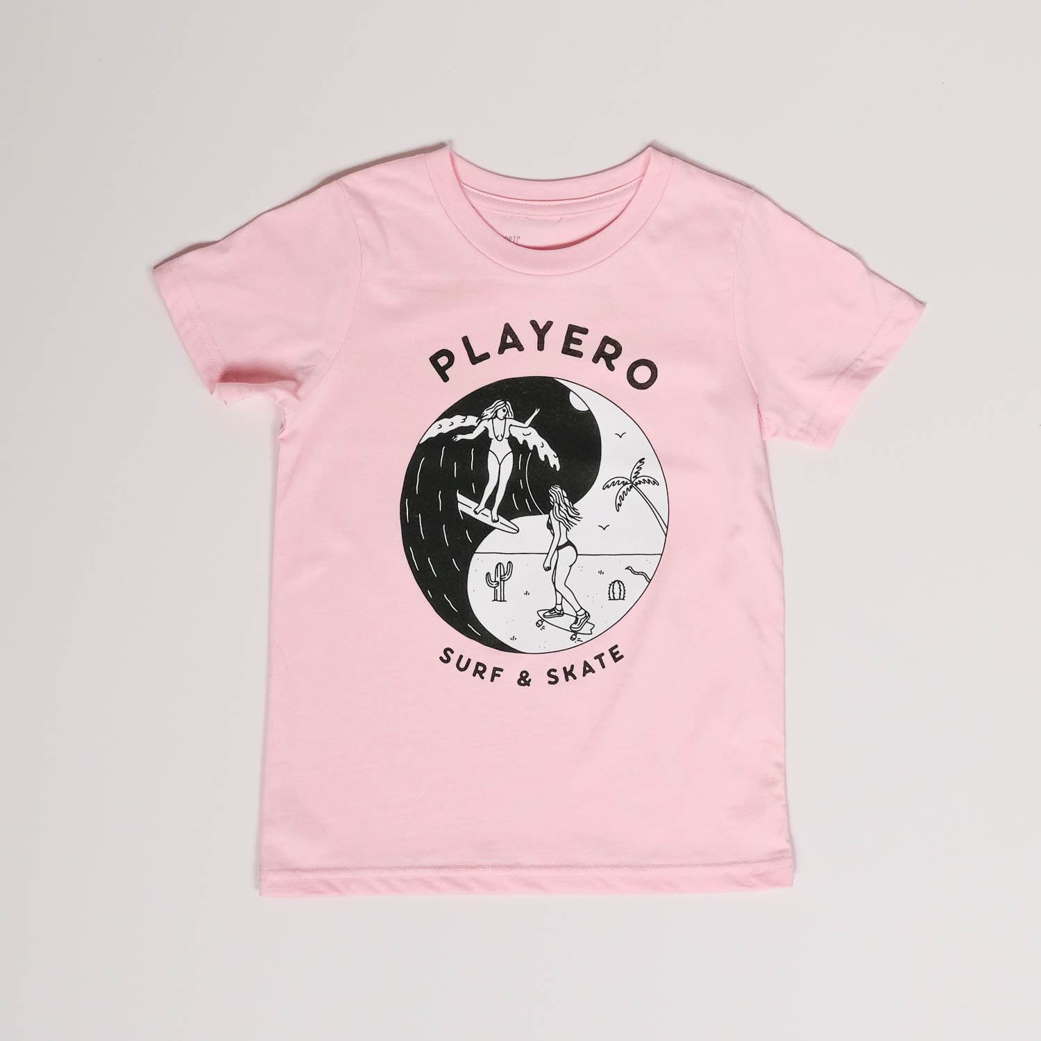 Ying Yang Kids Tee Pink